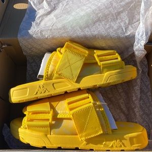 Kappa Slides / shoes YELLOW (size 5)